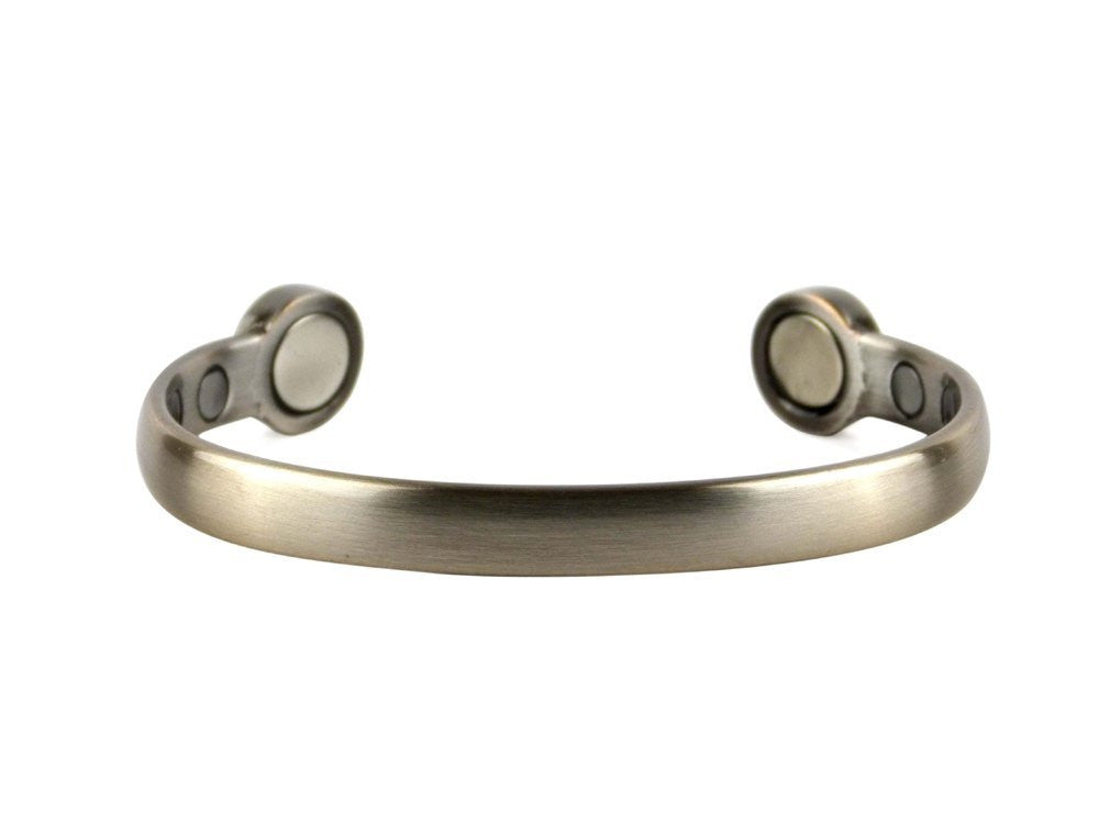Pewter Elegant Superstrong 6 Magnet Copper Liberty Health Bracelet