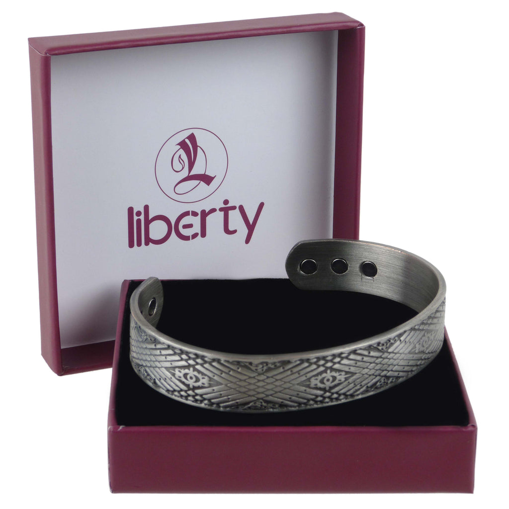 Celtic Cross Pewter 6 Magnet Copper Liberty Health Bracelet