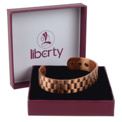 President 6 Magnet Copper Liberty Health Bracelet
