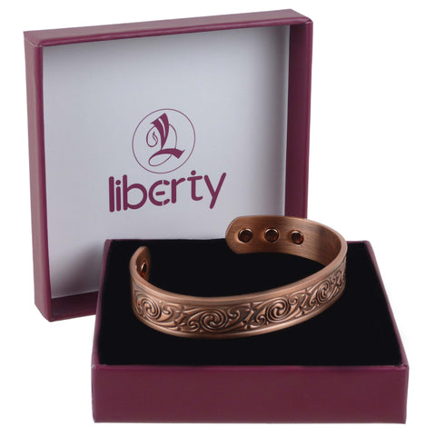Glastonbury 6 Magnet Copper Liberty Health Bracelet
