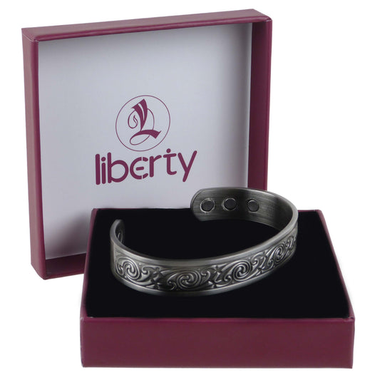 Glastonbury Pewter 6 Magnet Copper Liberty Health Bracelet