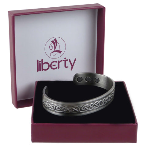 Celtic Knot Pewter 6 Magnet Copper Liberty Health Bracelet