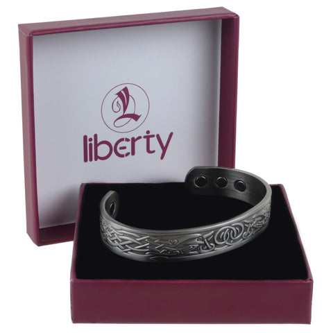 Viking Pewter 6 Magnet Copper Liberty Health Bracelet