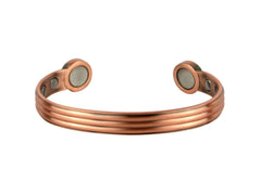 Antique Copper Triple Band Superstrong 6 Magnet Liberty Health Bracelet